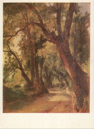 Gemälde - Waldweg Gemälde - Waldweg