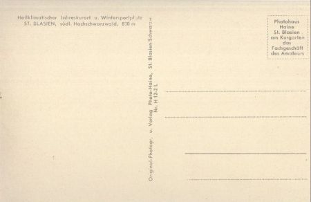 St. Blasien - Dominneres