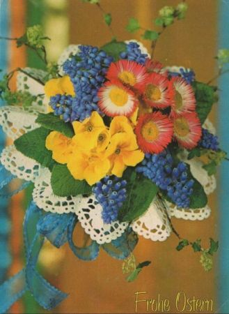 Frohe Ostern - Blumen Frohe Ostern - Blumen