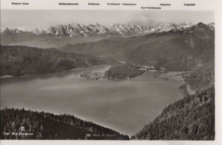 Walchensee - von oben Walchensee - von oben