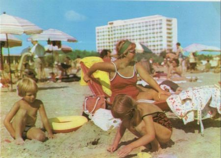 Mamaia - Rumänien - Strand und Hotel Sirena Mamaia - Rumänien - Strand und Hotel Sirena