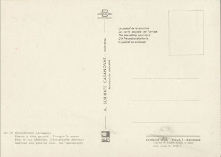 Benidorm - Spanien - aus der Luft