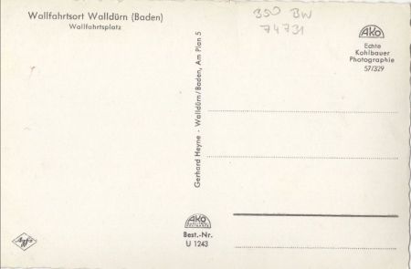 Walldürn - Wallfahrtsplatz Walldürn - Wallfahrtsplatz