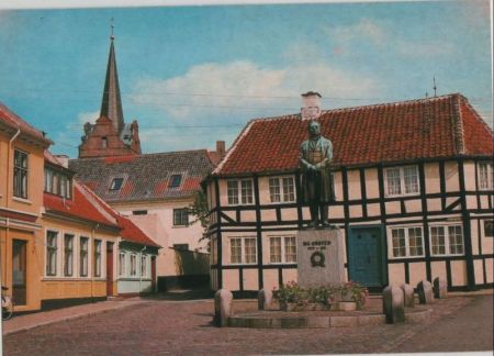 Rudkobing - Dänemark - Marktplatz Rudkobing - Dänemark - Marktplatz