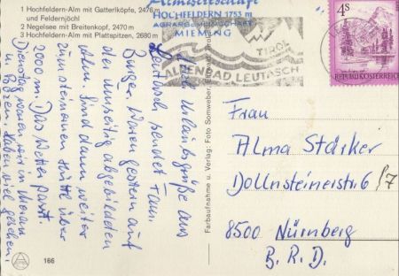 Mieminger Gebirge - Österreich - Hochalm Feldern Mieminger Gebirge - Österreich - Hochalm Feldern