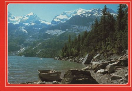 Oeschinensee - Schweiz - bei Kandersteg Oeschinensee - Schweiz - bei Kandersteg