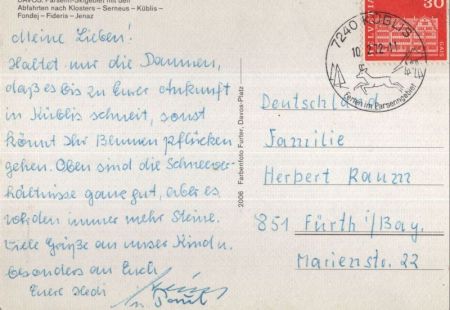 Davos - Schweiz - Abfahrten Davos - Schweiz - Abfahrten