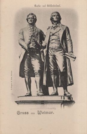 Weimar - Goethe- und Schillerdenkmal Weimar - Goethe- und Schillerdenkmal