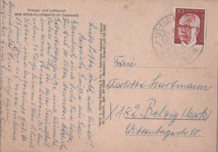 Grasellenbach - von oben Grasellenbach - von oben
