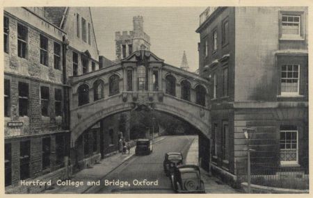 Oxford - Großbritannien - Herford College and Bridge Oxford - Großbritannien - Herford College and Bridge