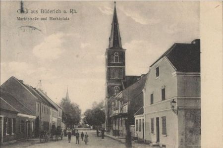 Weselo-Büderich - Marktplatz und Marktstraße Weselo-Büderich - Marktplatz und Marktstraße