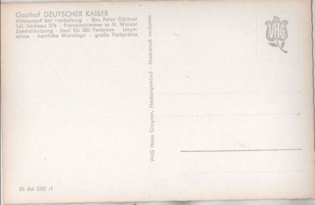 Schönau-Altneudorf - Gasthof Deutscher Kaiser Schönau-Altneudorf - Gasthof Deutscher Kaiser