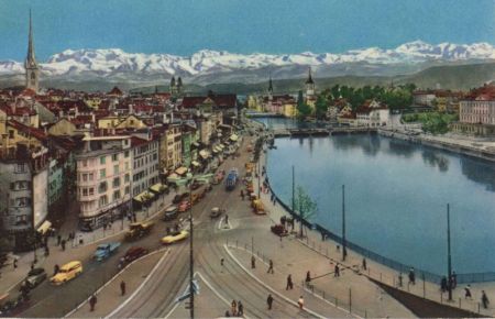 Zürich - Schweiz - Limmatquai Zürich - Schweiz - Limmatquai