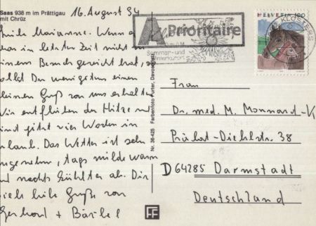 Saas - Schweiz - Ansicht Saas - Schweiz - Ansicht