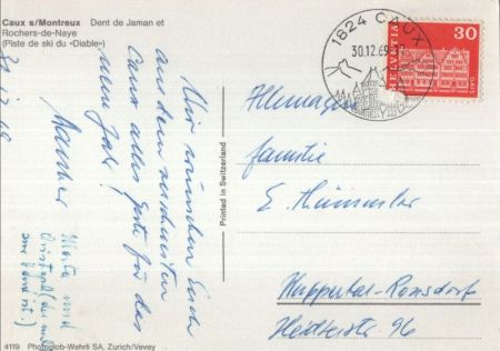 Caux - Schweiz - Dent de Jaman Caux - Schweiz - Dent de Jaman