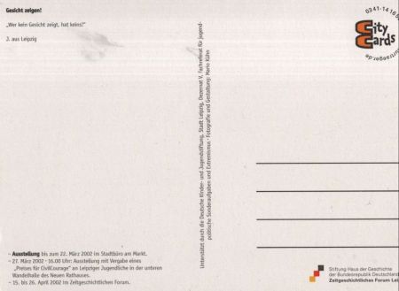 Gesicht zeigen - City Card Gesicht zeigen - City Card
