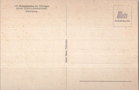 Tübingen-Bebenhausen - Cistercienserkloster, Kreuzgang Tübingen-Bebenhausen - Cistercienserkloster, Kreuzgang