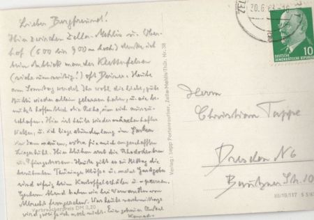 Zella-Mehlis - der Gebrannte Stein