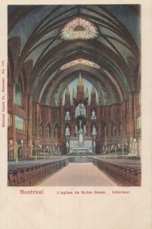 Montreal - Kanada - Eglise de Notre Dame - Interieur Montreal - Kanada - Eglise de Notre Dame - Interieur
