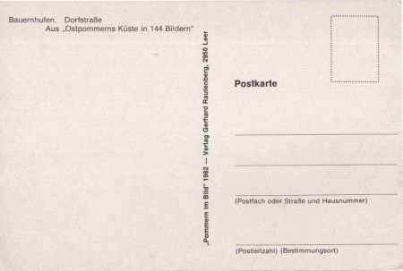 Ostpommern (Sonstiges) - Bauernhufen Ostpommern (Sonstiges) - Bauernhufen