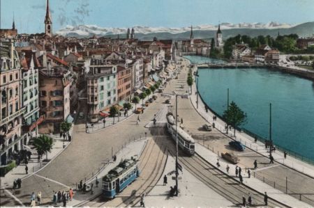 Zürich - Schweiz - Limmatquai Zürich - Schweiz - Limmatquai