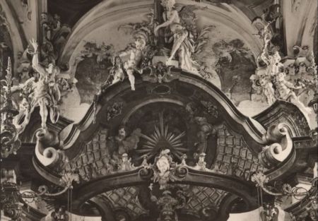 Uhldingen-Mühlhofen, Birnau - Kloster, Hochaltar-Bekrönung Uhldingen-Mühlhofen, Birnau - Kloster, Hochaltar-Bekrönung