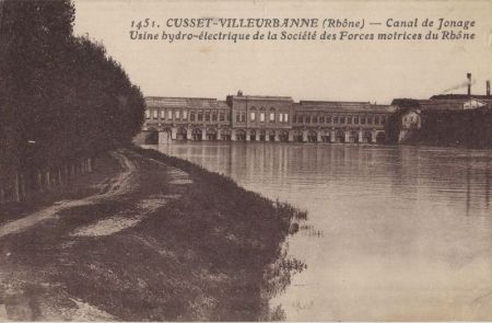 Villeurbanne - Cusset - Canal de Jonage Villeurbanne - Cusset - Canal de Jonage