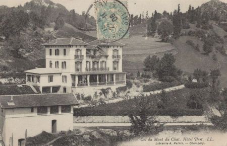 Co-du-Mont-du-Chat - Frankreich - Hotel Bret. Co-du-Mont-du-Chat - Frankreich - Hotel Bret.