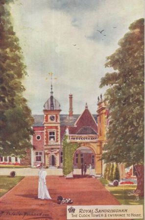 Sandringham - Großbritannien - Entrance to House Sandringham - Großbritannien - Entrance to House