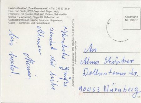 Geiersthal - Gasthof Zum Kramerwirt Geiersthal - Gasthof Zum Kramerwirt