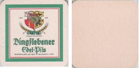 Bierdeckel quadratisch - Dingslebener Edel-Pils Bierdeckel quadratisch - Dingslebener Edel-Pils