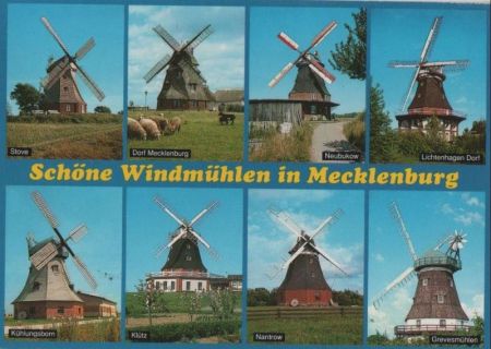 Mecklenburg - Schöne Windmühlen - 1992 Mecklenburg - Schöne Windmühlen - 1992