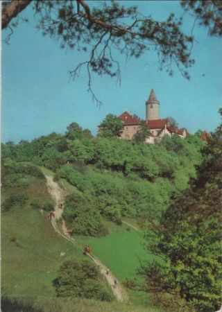 Kahla - Blick zur Leuchtenburg - 1985 Kahla - Blick zur Leuchtenburg - 1985