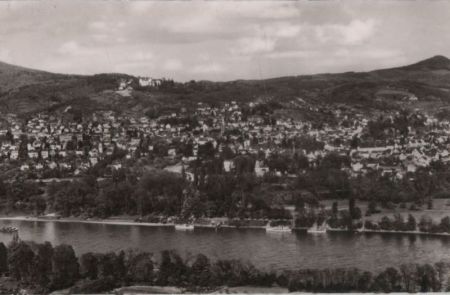 Bad Honnef - mit Grafenwerth - ca. 1960 Bad Honnef - mit Grafenwerth - ca. 1960