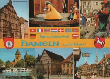 Hameln - u.a. Rattenfängerhaus - ca. 1980 Hameln - u.a. Rattenfängerhaus - ca. 1980