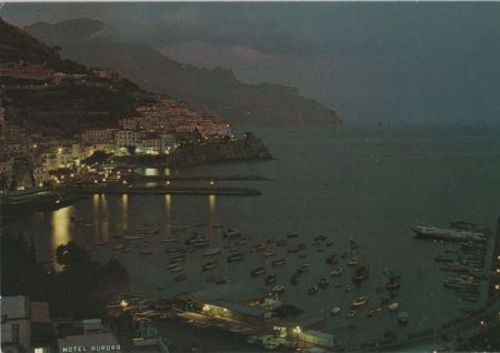 Italien - Amalfi - Panorama notturno - 1984 Italien - Amalfi - Panorama notturno - 1984