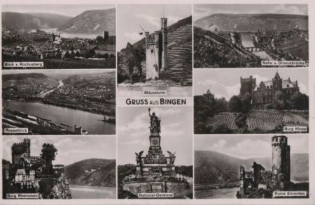 Bingen - u.a. National-Denkmal - 1950 Bingen - u.a. National-Denkmal - 1950
