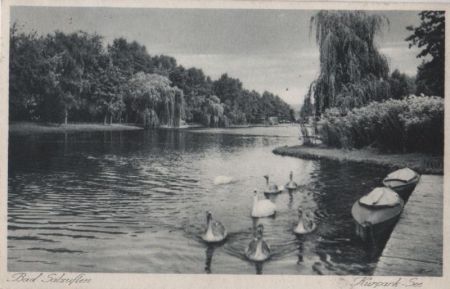 Bad Salzuflen - Kurpark-See - 1933 Bad Salzuflen - Kurpark-See - 1933