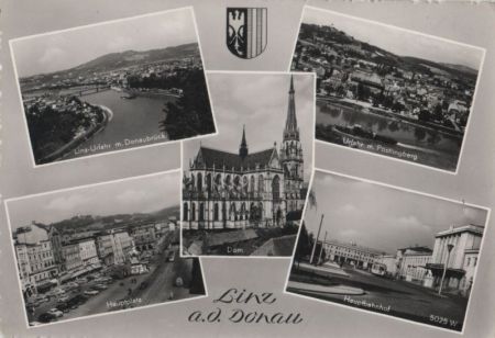 Österreich - Linz - u.a. Hauptplatz - 1960 Österreich - Linz - u.a. Hauptplatz - 1960