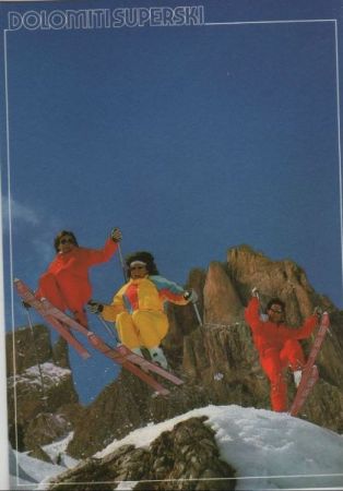 Italien - Dolomiten - Superski - ca. 1990 Italien - Dolomiten - Superski - ca. 1990