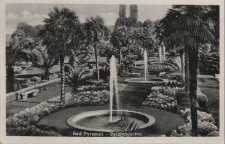 Bad Pyrmont - Palmengarten - 1950 Bad Pyrmont - Palmengarten - 1950