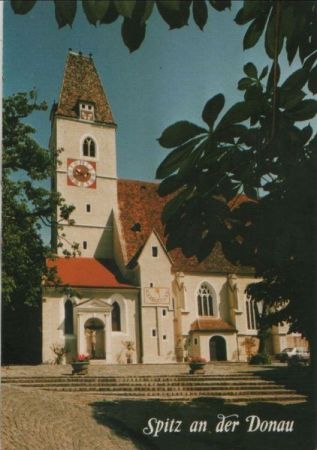 Österreich - Spitz - Pfarrkirche zum hl. Mauritius - ca. 1980 Österreich - Spitz - Pfarrkirche zum hl. Mauritius - ca. 1980