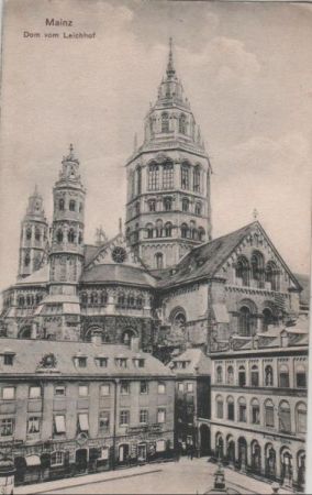 Mainz - Dom vom Leichhof - ca. 1920 Mainz - Dom vom Leichhof - ca. 1920