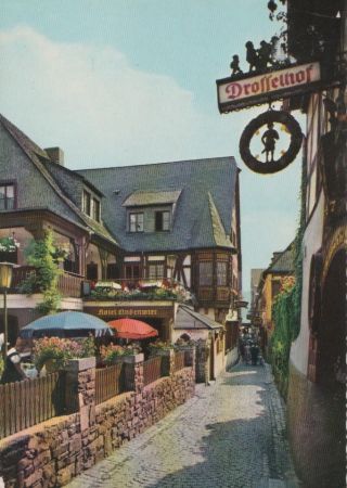 Rüdesheim - Drosselgasse - ca. 1975 Rüdesheim - Drosselgasse - ca. 1975