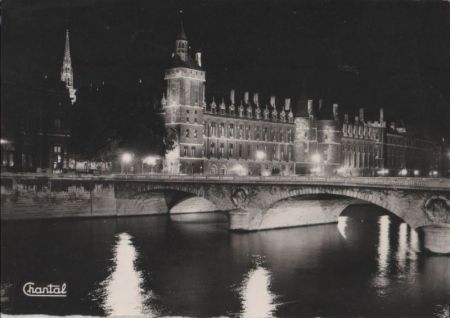 Frankreich - Paris - La Conciergerie illuminee - ca. 1965 Frankreich - Paris - La Conciergerie illuminee - ca. 1965