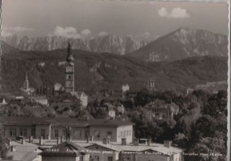 Österreich - Klagenfurt - gegen Karawanken - 1965 Österreich - Klagenfurt - gegen Karawanken - 1965