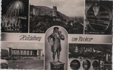 Heidelberg - u.a. Parkeo - ca. 1960 Heidelberg - u.a. Parkeo - ca. 1960