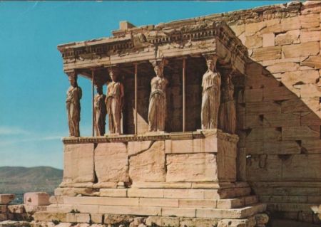 Griechenland - Athen - Karyatiden - 1966 Griechenland - Athen - Karyatiden - 1966