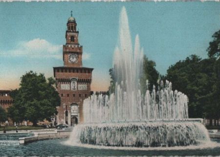 Italien - Mailand Milano - Castello Sforzesco - ca. 1975 Italien - Mailand Milano - Castello Sforzesco - ca. 1975