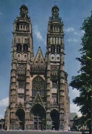 Frankreich - Tours - Cathedrale Saint-Gatien - ca. 1980 Frankreich - Tours - Cathedrale Saint-Gatien - ca. 1980